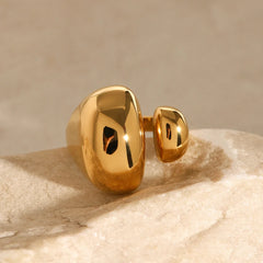 Chunky Rounded Open Square Ring