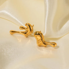 Dainty Melt Earrings
