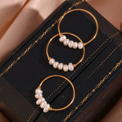 Dainty Pearl Beaded Ring