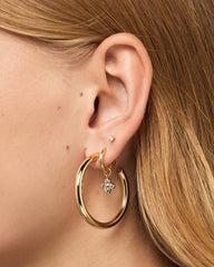Small Gold Hoop Earrings - Tia Mini