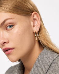 Small Gold Hoop Earrings - Tia Mini
