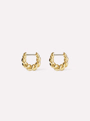 Twisted Hoop Earrings - Paris