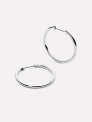 Medium Slim Endless Hoops - Lo Medium