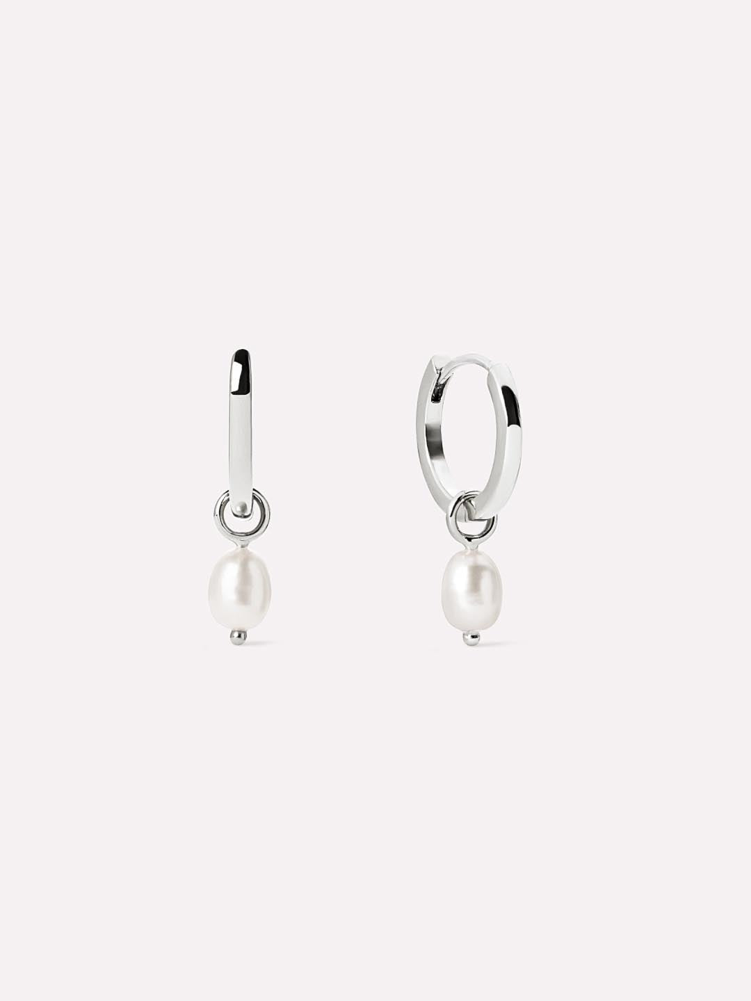 Drop Earrings - Lainey Medium Marble Blue