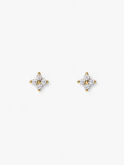 Gold Stud Earrings - Debbie