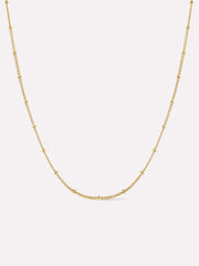 Small Ball Chain Necklace - Ana Gold