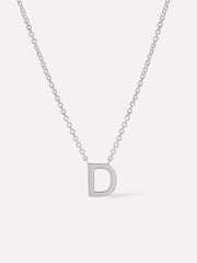Gold Initial Necklace - Letter Necklace