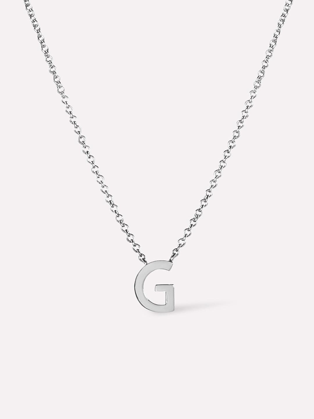 Gold Initial Necklace - Letter Necklace