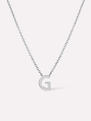 Gold Initial Necklace - Letter Necklace