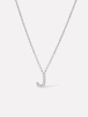 Gold Initial Necklace - Letter Necklace