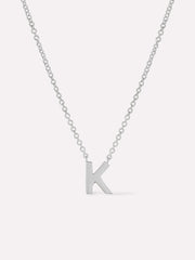 Gold Initial Necklace - Letter Necklace