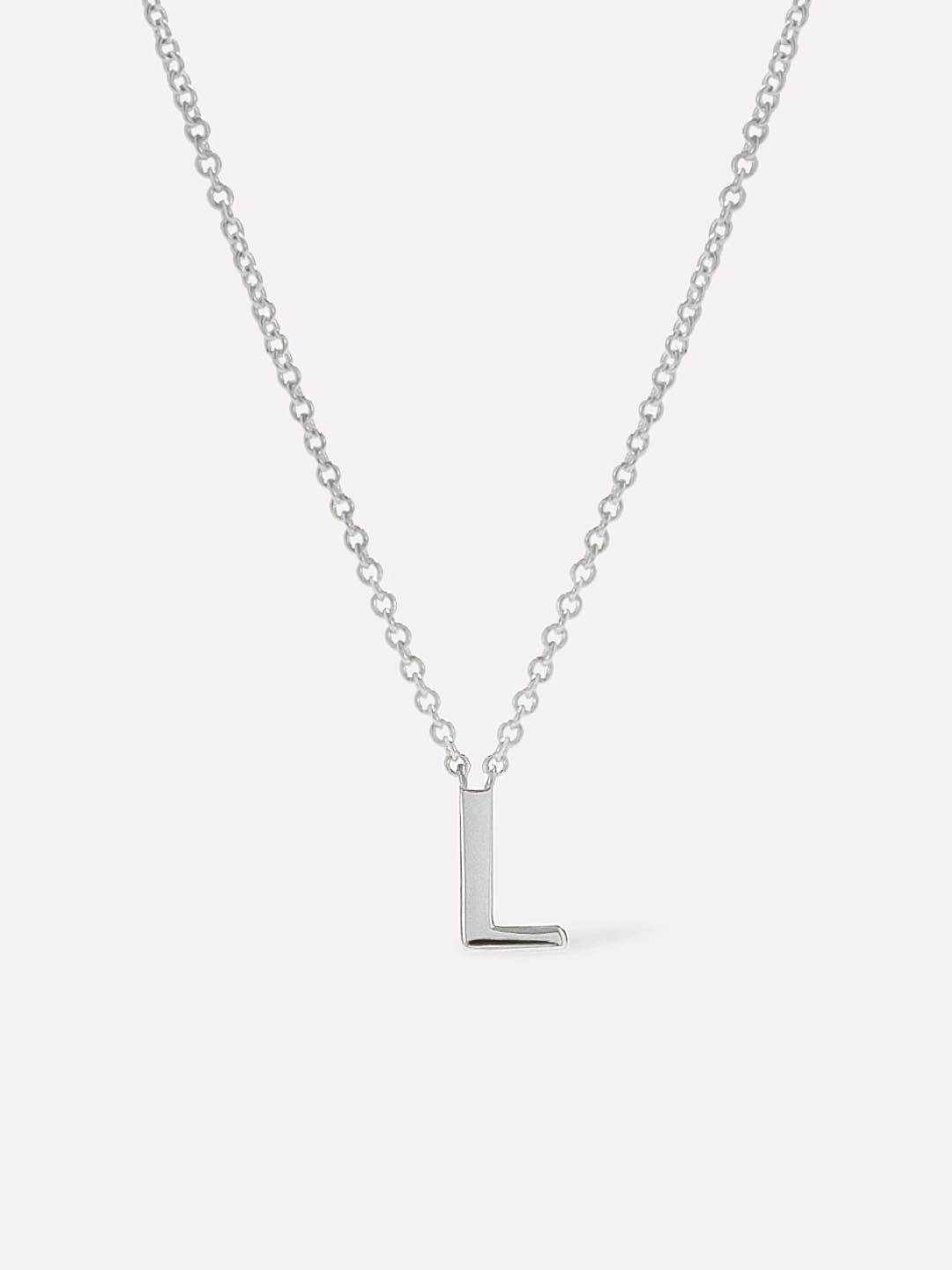 Gold Initial Necklace - Letter Necklace