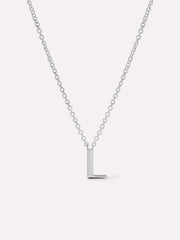 Gold Initial Necklace - Letter Necklace