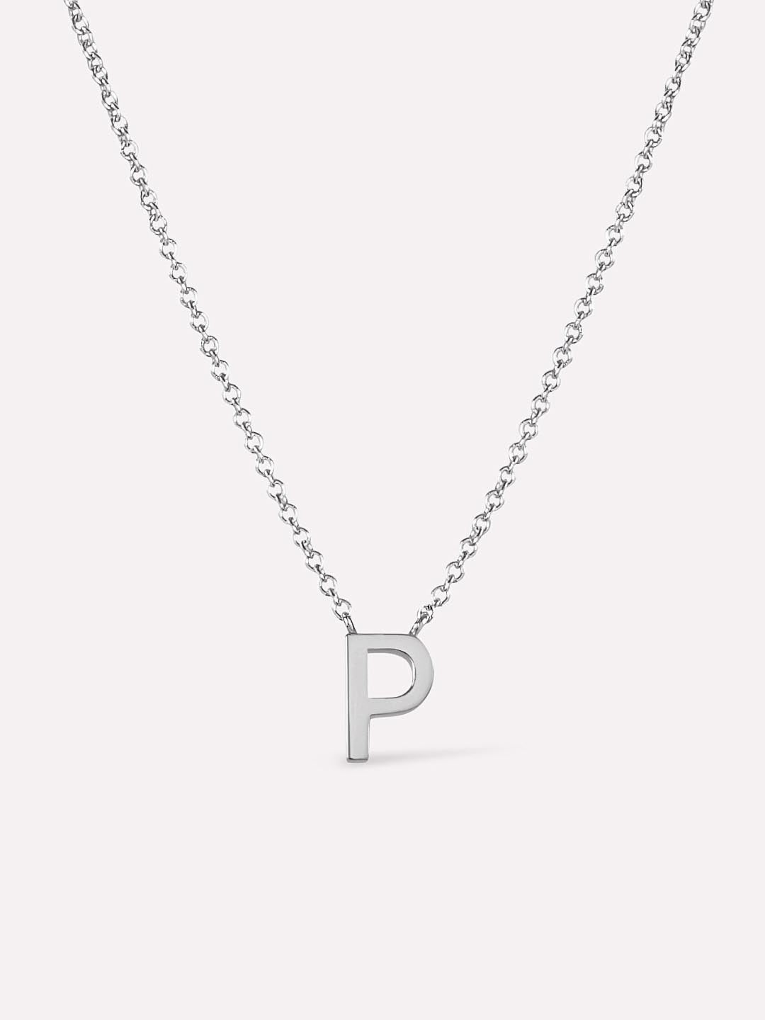 Gold Initial Necklace - Letter Necklace