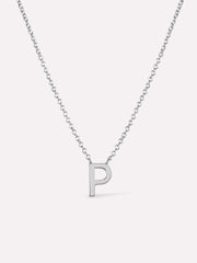 Gold Initial Necklace - Letter Necklace