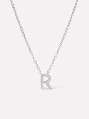 Gold Initial Necklace - Letter Necklace