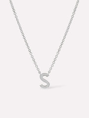 Gold Initial Necklace - Letter Necklace