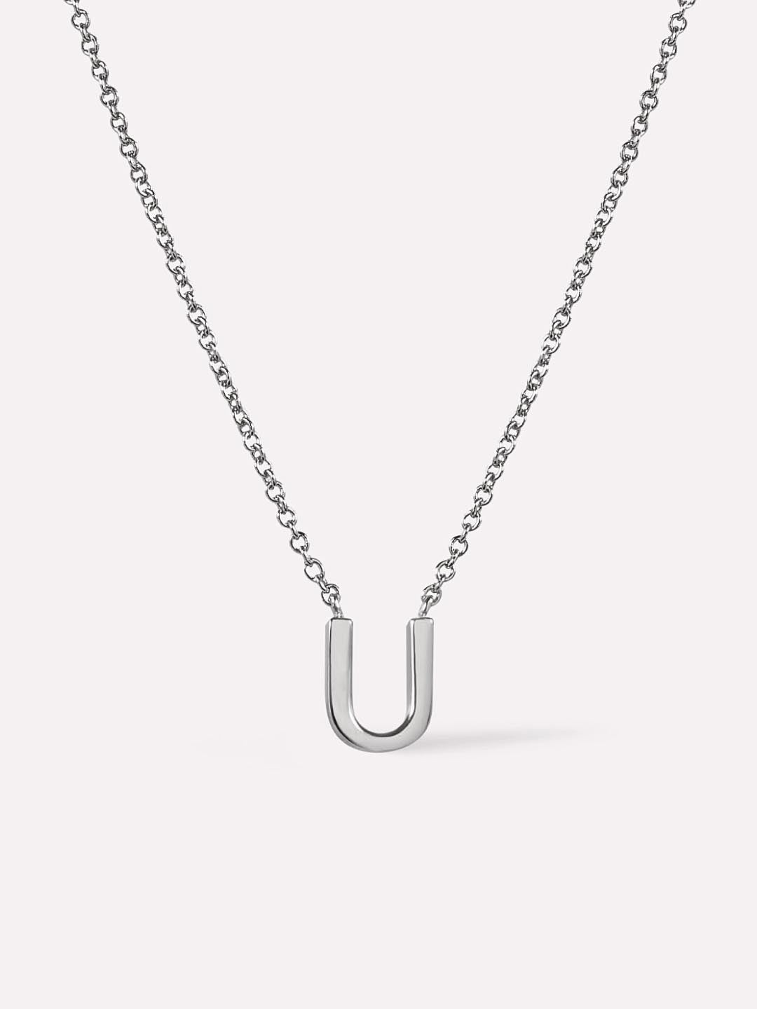 Gold Initial Necklace - Letter Necklace