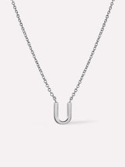 Gold Initial Necklace - Letter Necklace