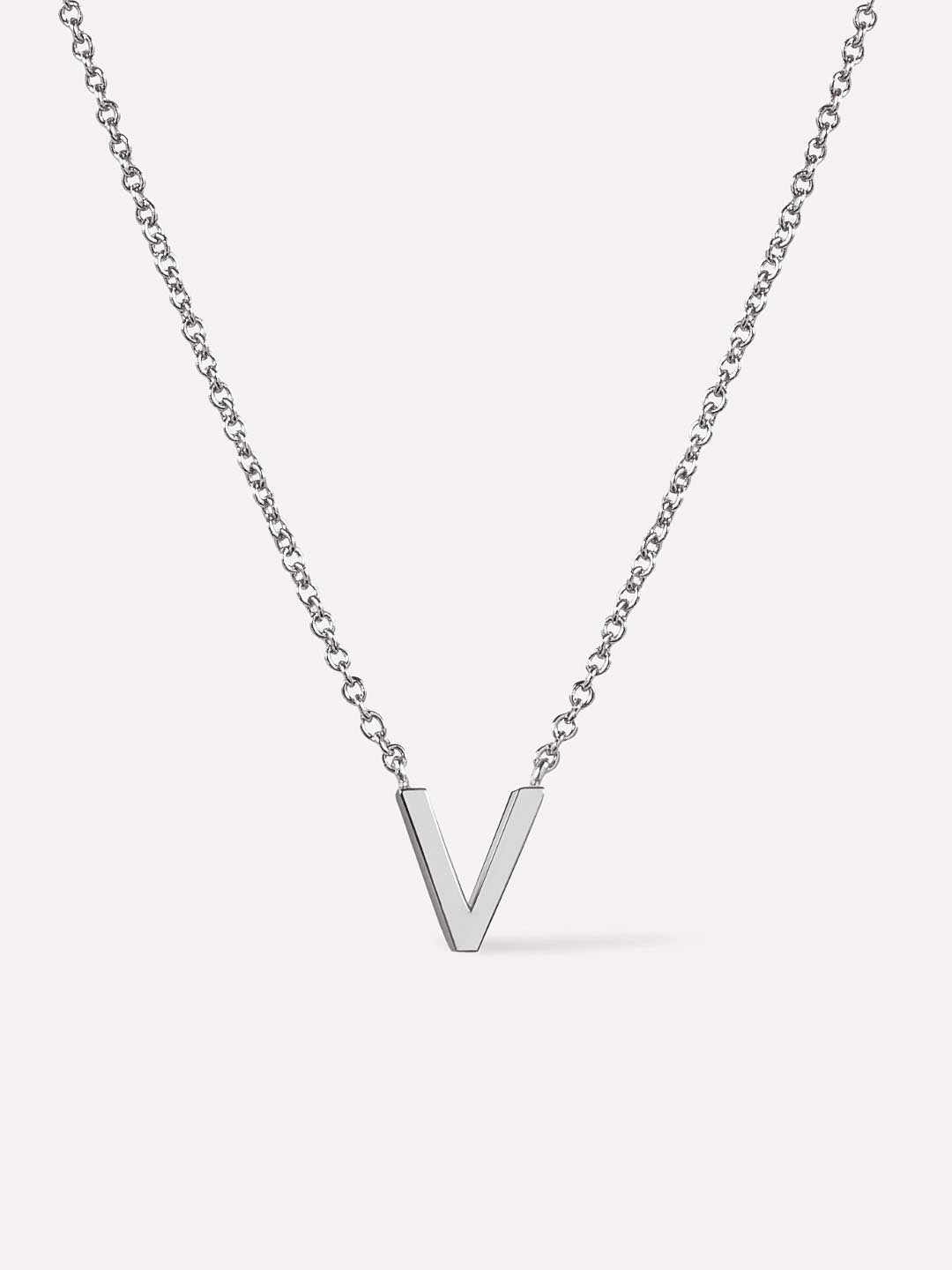 Gold Initial Necklace - Letter Necklace
