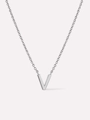 Gold Initial Necklace - Letter Necklace