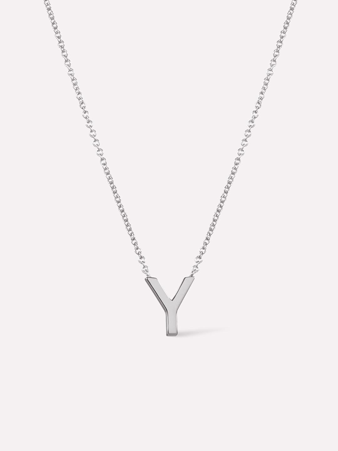 Gold Initial Necklace - Letter Necklace