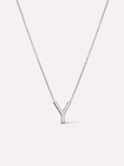 Gold Initial Necklace - Letter Necklace