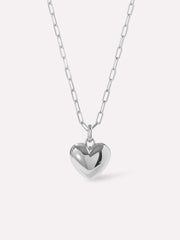 Gold Heart Necklace - Lev Small