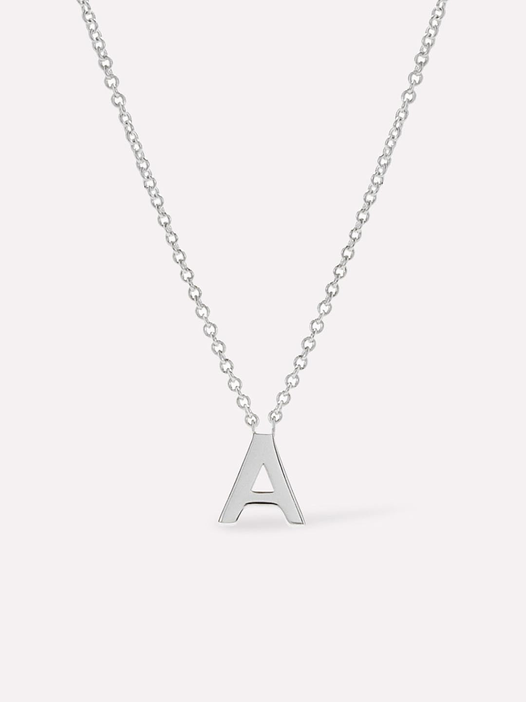 Gold Initial Necklace - Letter Necklace