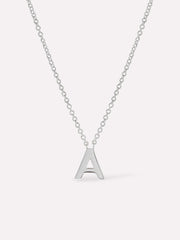 Gold Initial Necklace - Letter Necklace