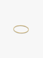 Gold Band Ring - Gold Twist Ring