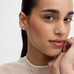 Bold Asscher Solitaire Earrings