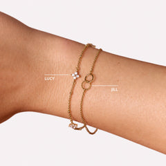 Interlocking Circles Bracelet - Jill