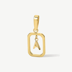 Floating Initial Pendant
