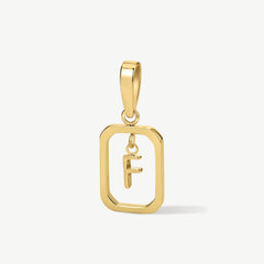 Floating Initial Pendant