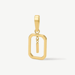 Floating Initial Pendant