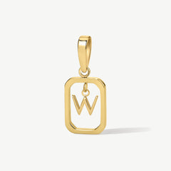Floating Initial Pendant