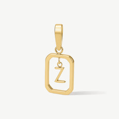 Floating Initial Pendant
