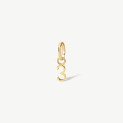 Mini Number Charm