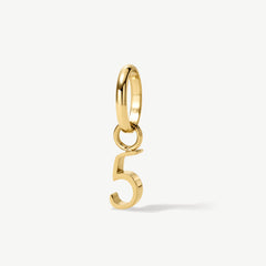 Mini Number Charm