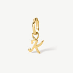 Mini Italic Initial Charm