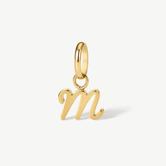 Mini Italic Initial Charm
