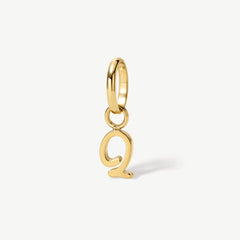 Mini Italic Initial Charm