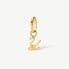 Mini Italic Initial Charm