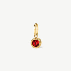 Mini Bezel Birthstone Charm