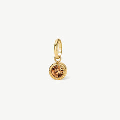 Mini Bezel Birthstone Charm