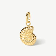 Spiral Seashell Charm