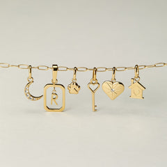 Mini Heart Padlock Charm