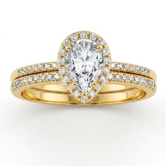 Classy Double Band Pave Ring