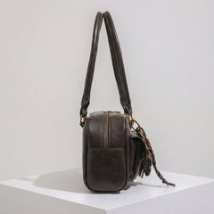 Double Front Pocket Shoulder Bag